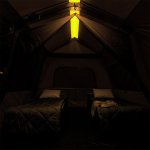 Core Equipment 14' x 10' Lighted Instant Cabin Tent with Screen Room, Sleep 10
