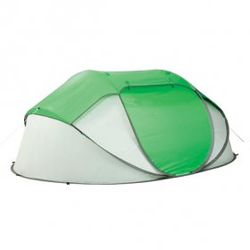 Coleman 4-Person Instant Pop-Up Tent 1 Room, Green