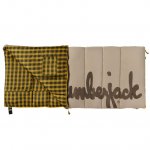 Slumberjack Grand Lake 30-Degree Deluxe Rectangular Khaki Sleeping Bag, 35"x80"