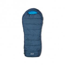 Coleman Tidelands 30° Big & Tall Mummy Insulated Sleeping Bag, Blue