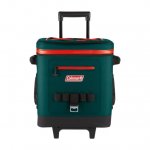 Coleman 42-Can Soft-Sided Wheeled Cooler, Evergreen