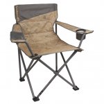 Coleman Big-N-Tall Adult Camping Quad Chair, Brown