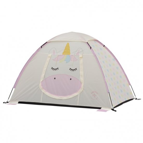 Firefly! Outdoor Gear Sparkle the Unicorn 2-Person Kid\'s Camping Tent - Off-White/Pink