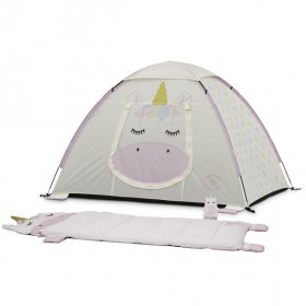 Firefly! Outdoor Gear Sparkle the Unicorn Kid's Camping Combo (One-room Tent, Sleeping Bag, Lantern)