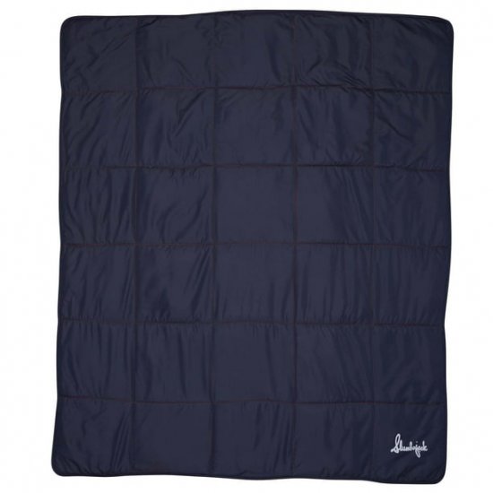 Slumberjack Elk Creek 45-Degree Insulated Adult Indoor/Outdoor Sleeping Bags Blanket Quilt, Indigo, 60\" L x 70\" W