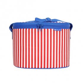 Ozark Trail 12 Can Soft Sided Cooler, Red/White Stripes