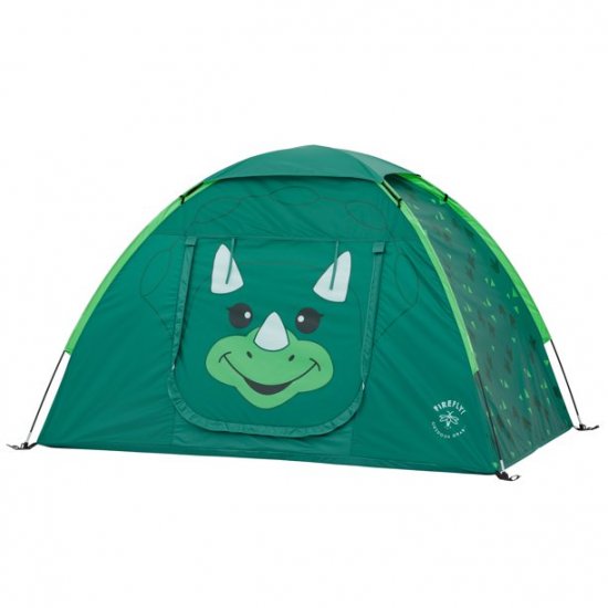 Firefly! Outdoor Gear Chip the Dinosaur 2-Person Kid\'s Camping Tent - Green Color