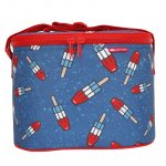 Ozark Trail Americana 12 Can Soft Sided Cooler, Blue/Red Multi